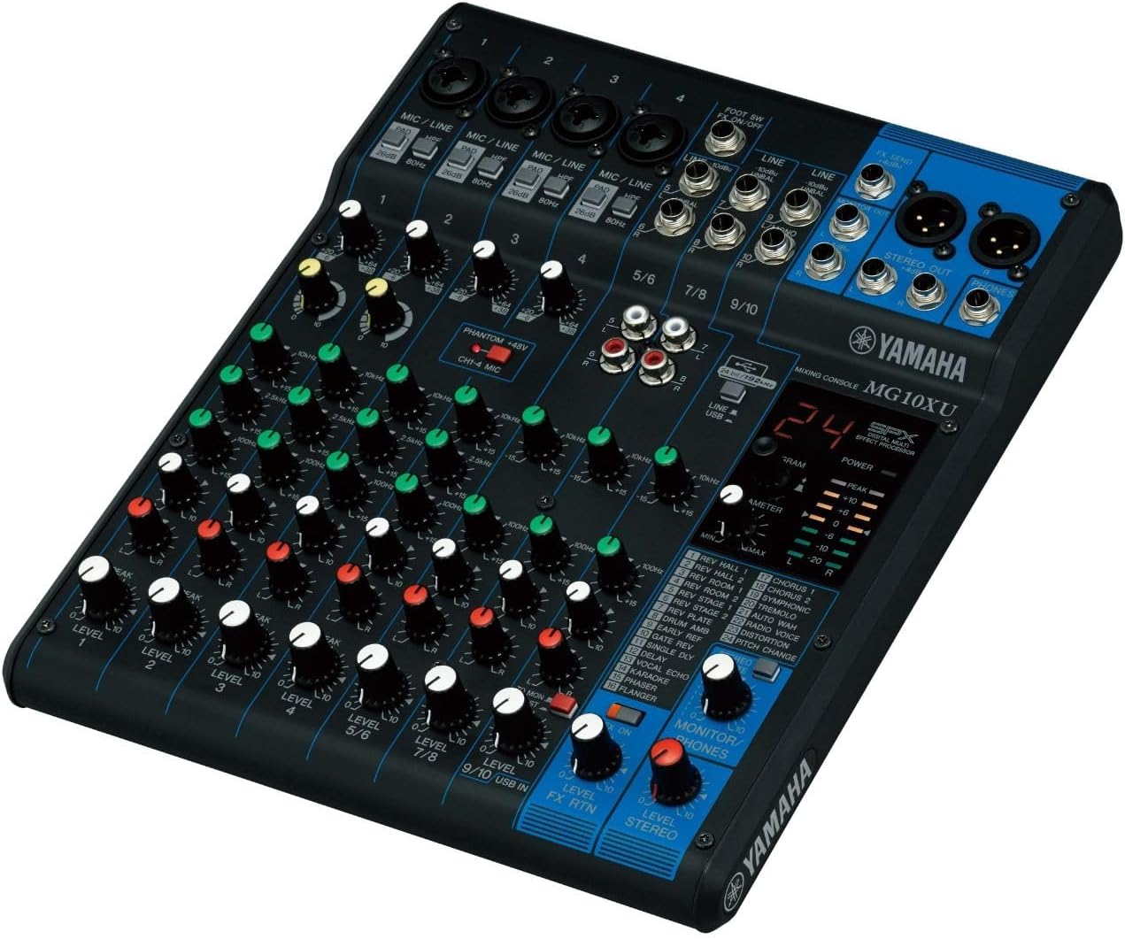 YAMAHA MG10XU 10-Input Stereo Mixer with Effects - Image 3